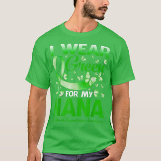 I Wear Green For My Nana Childhood Depression Awar T-Shirt