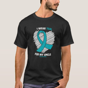 I Wear Teal For My Uncle Ptsd Awareness T-Shirt