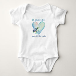 I will alway be your little turtle - baby bodysuit baby strampler