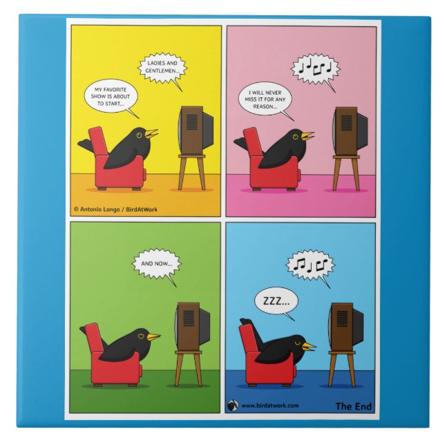 I Will Never Sleep Comic Fliese (Vorderseite)