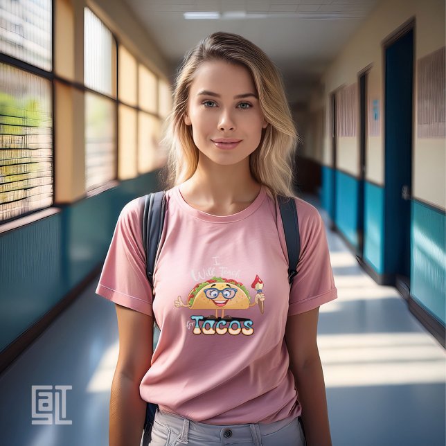 I will Teach for Tacos Art Teacher Female T-Shirt (Von Creator hochgeladen)