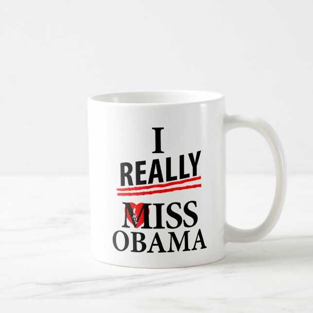 I wirklich Fräulein Obama! Kaffeetasse (Rechts)