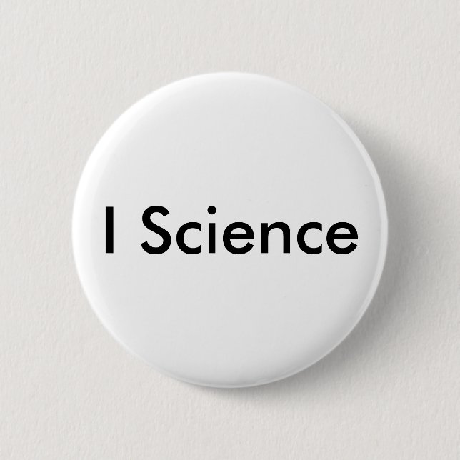 I Wissenschafts-Abzeichen Button (Vorderseite)