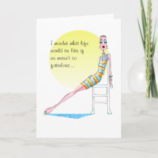 I wonder what life would be like dankeskarte