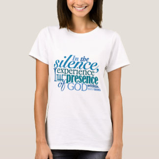 <i>Word® quotidien</i> T-shirt de "silence"