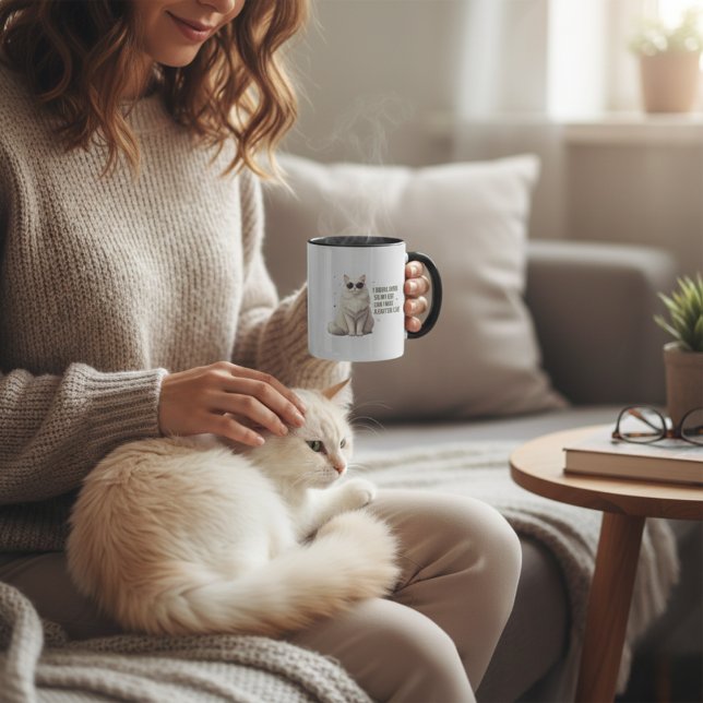 I Work Hard So My Cat Can Have a Better Life Mug Tasse (Von Creator hochgeladen)