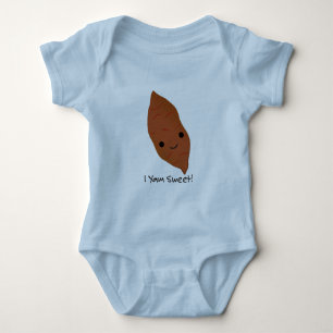 I Yam Sweet Potato Baby Strampler