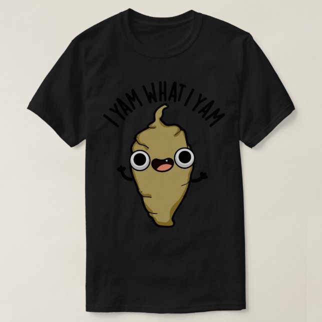 I Yam Was ich Yam Niedlich Veggie Pub 1 T-Shirt (Design vorne)