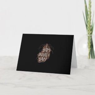 I Yam Was ich Yam - Pueble Design Karte