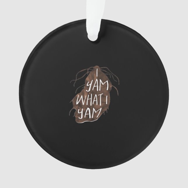 I Yam Was ich Yam - Pueble Design Ornament (Vorderseite)