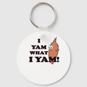 I Yam What I Yam - Classic Funny Meme Schlüsselanhänger