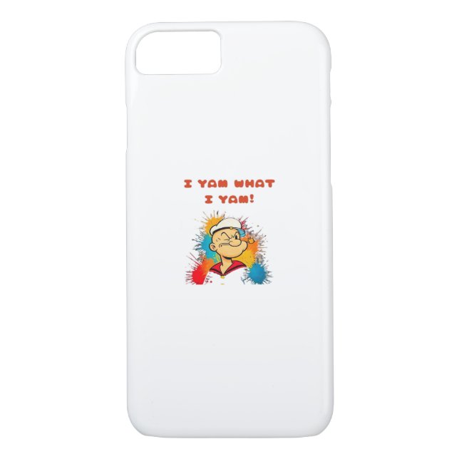 I Yam What I Yam Classic Sloth Trendy Case-Mate iPhone Hülle (Rückseite)