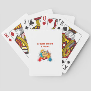 I Yam What I Yam Classic Sloth Trendy Spielkarten