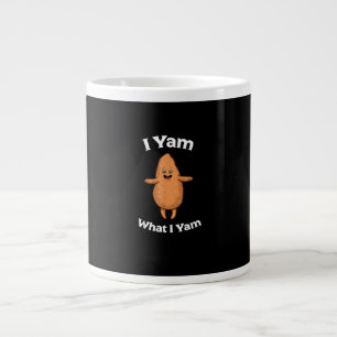 I Yam What I Yam - Dancing Sweet Potato Thanksgivi Jumbo-Tasse