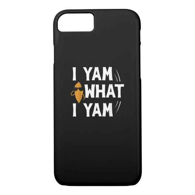 I Yam What I Yam Design - Sweet Potato Lover Desig Case-Mate iPhone Hülle (Rückseite)