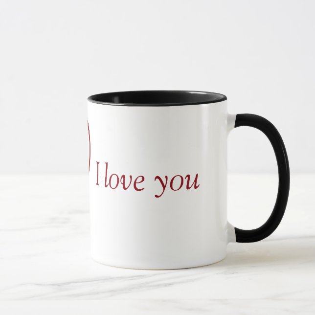 I zerteilt love you Tango Tasse (Rechts)