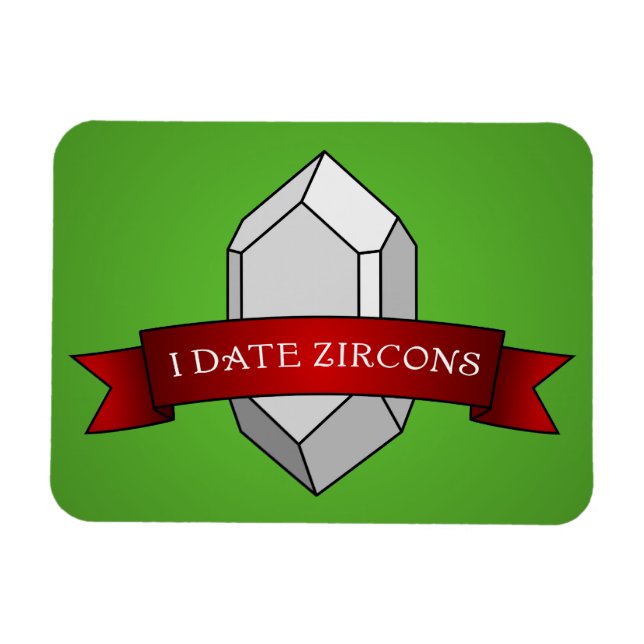 I Zircons-Banner-Datum Magnet (Horizontal)