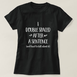 I zweizeilige und gelebte T-Shirt
