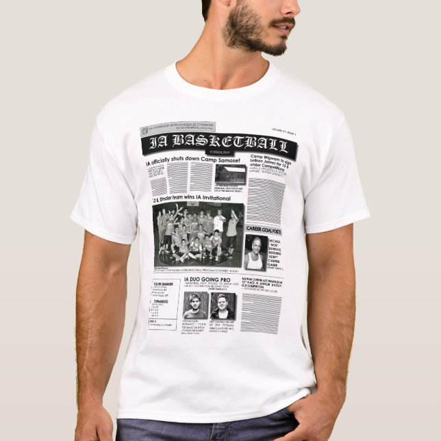 IA Basketball 2010 T-Shirt (Vorderseite)