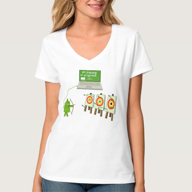 IA computer android linux windows apple T-Shirt (Vorderseite)