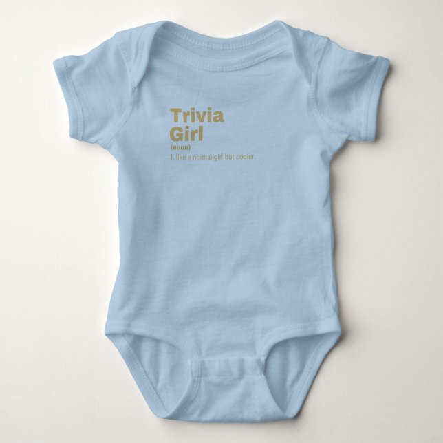 ia Girl - Trivia Baby Strampler (Vorderseite)