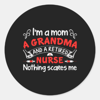 Iâ€™M eine Mama ein Oma und ein wiederauferstehend Runder Aufkleber