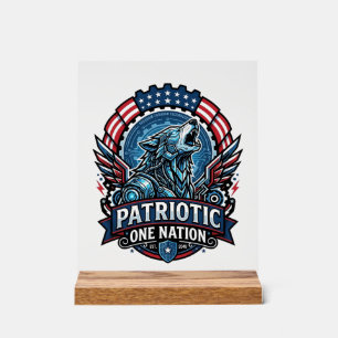 IA patriotique Liberté Loup Cyberpunk Avenir Liber
