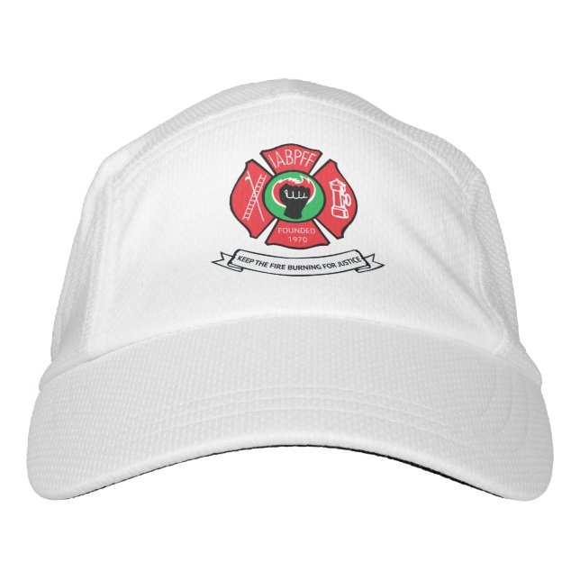 IABPFF-Obergrenze Headsweats Kappe (Vorderseite)