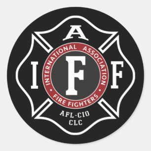 IAFF Malteser Rundsticker Runder Aufkleber