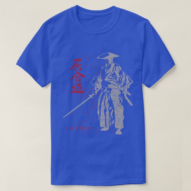 IAIDO Martial Arts, Samurai, Ronin (2) T-Shirt (Design vorne)
