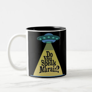 Iain M. Banks Sprechen Sie die Sprache der Marinek Zweifarbige Tasse