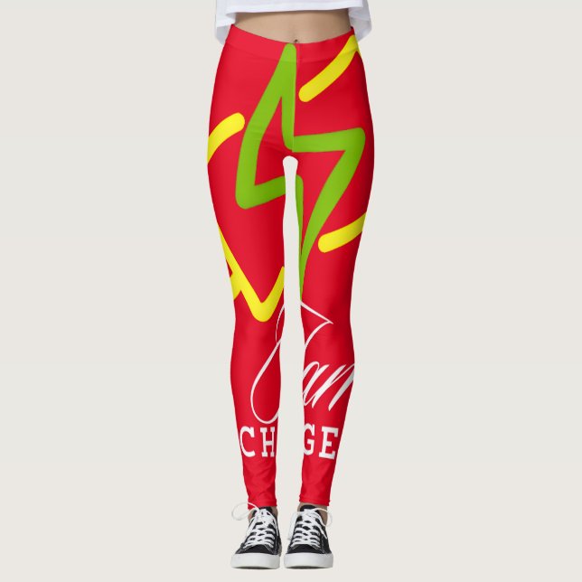 Iam Charged Partywear - Positive Electric Vibes Leggings (Vorderseite)