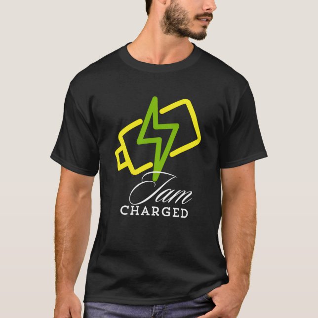 Iam Charged Unisex T - Shirt - Electric Vibes T-Sh (Vorderseite)