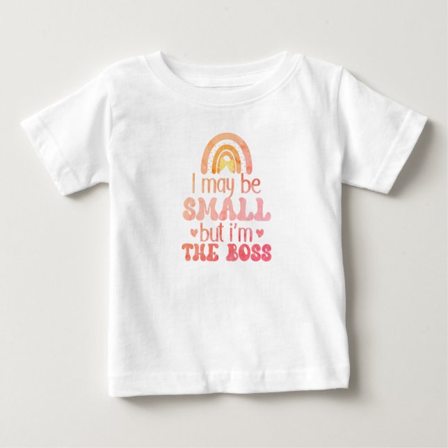 iam klein, aber ist ein ChefT-Shirt Baby T-shirt (Vorderseite)
