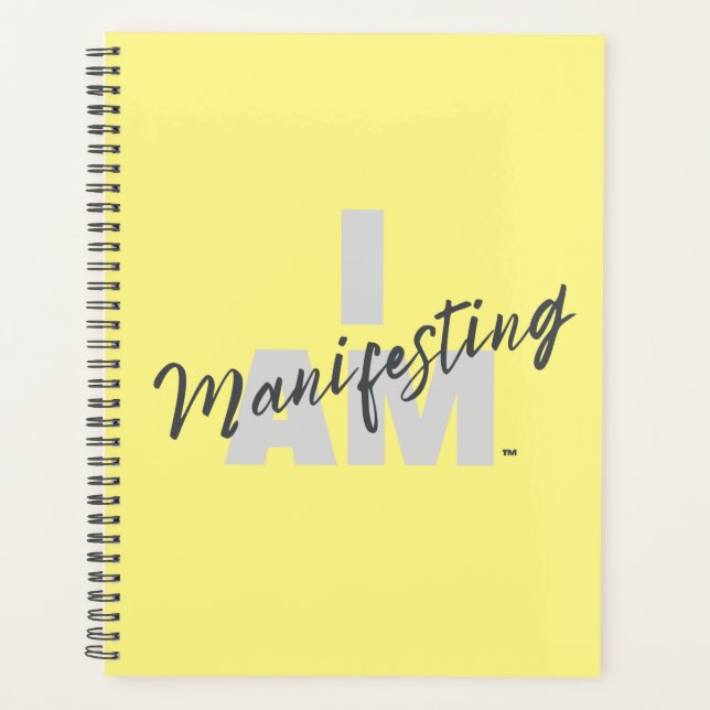 IAM MANIFESTING PLANNER (DIMANDÉ) 8,5X11 (Devant)