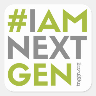 #IAMNEXTGEN 3"x3"Square Sticker
