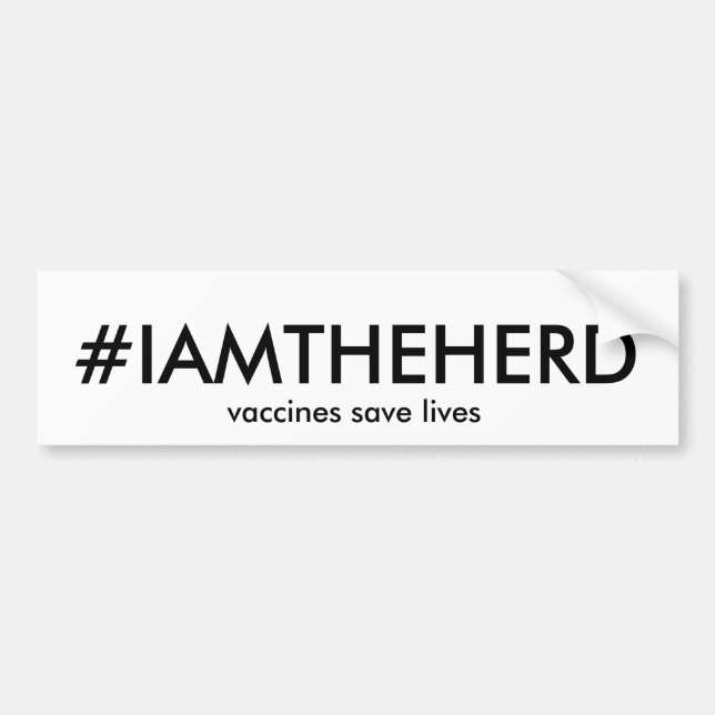 #IAMTHEHERD Autoaufkleber (Vorne)
