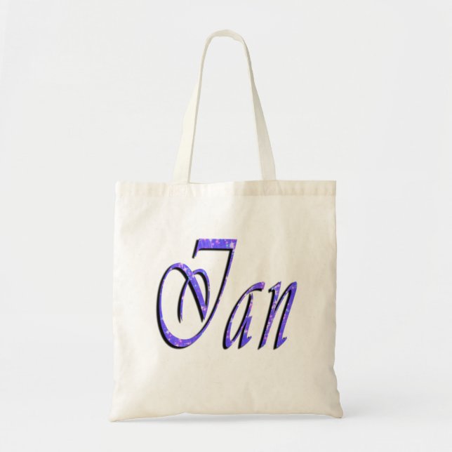 Ian, Nom, Logo, Sac fourre-tout de bibliothèque Ki (Devant)