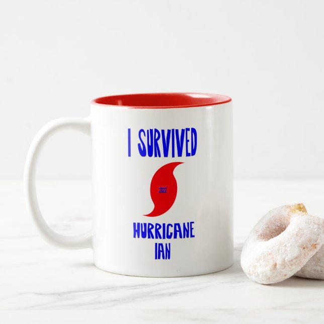 Ian Zweifarbige Tasse (Mit Donut)