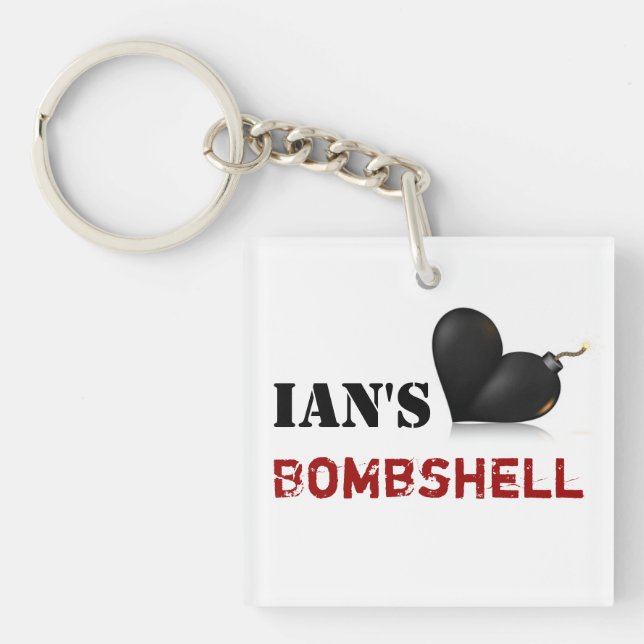 Ians Bomben-Schlüsselanhänger Schlüsselanhänger (Vorderseite)