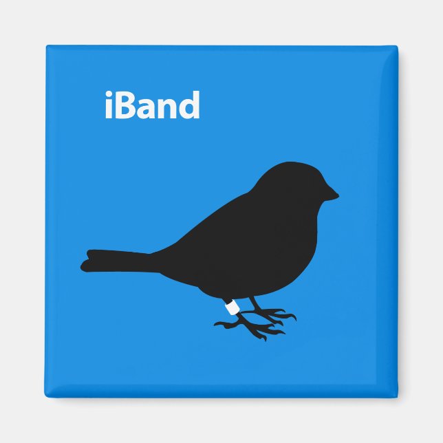 iBand Blau Magnet (Vorne)