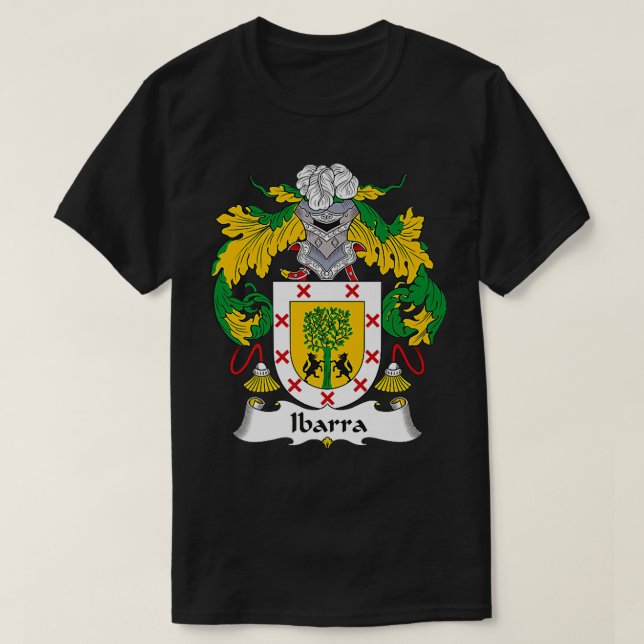 Ibarra Coat of Arms Familienwappen Premium T-Shirt (Design vorne)