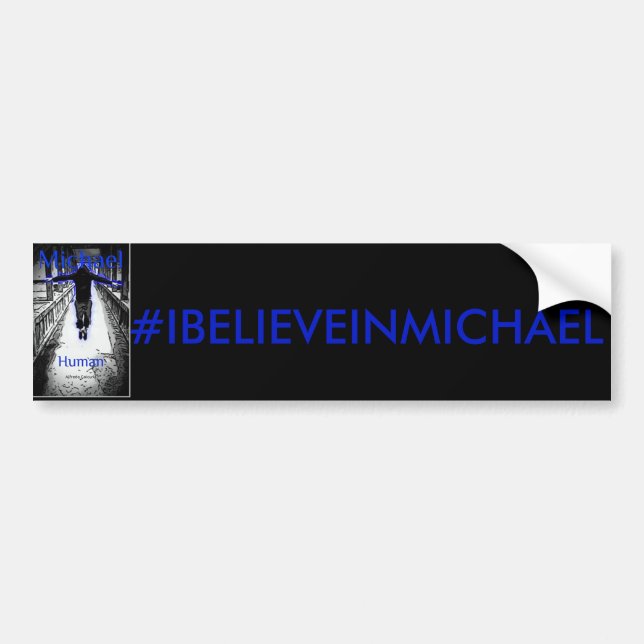#IBELEIVEINMICHAEL Autoaufkleber (Vorne)