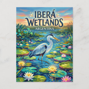 Iberá-Feuchtgebiete Argentinien Postkarte