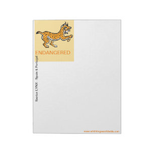 Iberischer Luchs - Notepad Notizblock