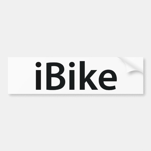 iBike Autoaufkleber (Vorne)