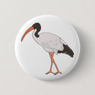 Ibis Bin Chicken Bird Button