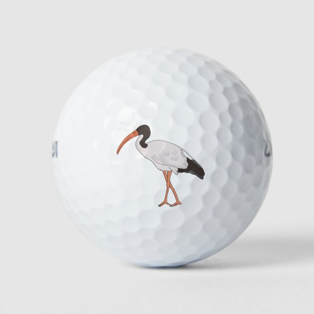 Ibis Bin Chicken Bird Golfball (Vorderseite)