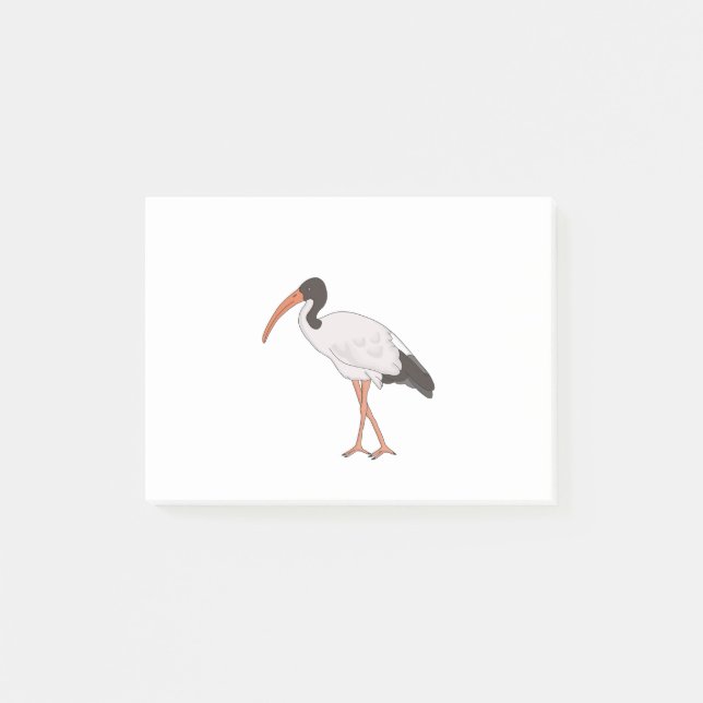 Ibis Bin Chicken Bird Post-it Klebezettel (Vorderseite)