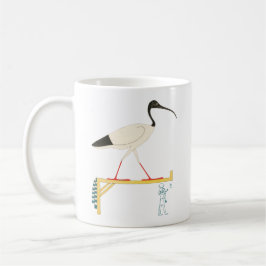 Ibis Illustration & Thoth Hieroglyphic Kaffeetasse